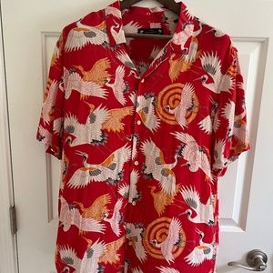 All Saints Camp Collard Button up